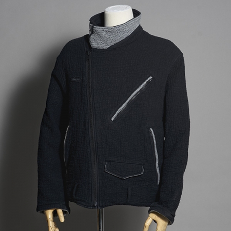 SASHIKO GREASE JACKET BLACK -SIZE XL - film 