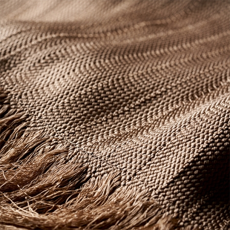 Etole - KUMIHIMO, beige, grande, soie, kimono, robe, tresse plate, Ryukobo, Tokyo Japon, artisanat traditionnel, souvenir, cadeau, sur commande