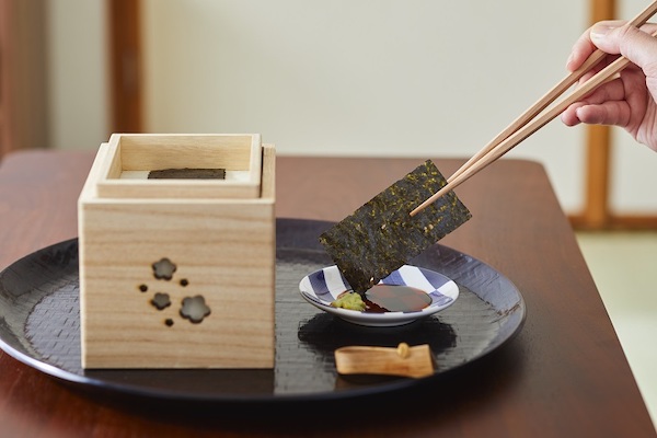 Ensemble 'Ume no Hana' Yaki Nori (Nori grillé) et Ajitsuke Nori (Nori assaisonné) No.1-size - vendeur de longue date, goût caractéristique, produit de la mer d'Ariake, cadeau, Yamamoto Noriten