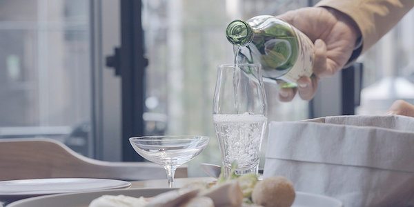 Verre Kimoto - es Slim03 avec Edo Kiriko (190 ml) - Verre à champagne