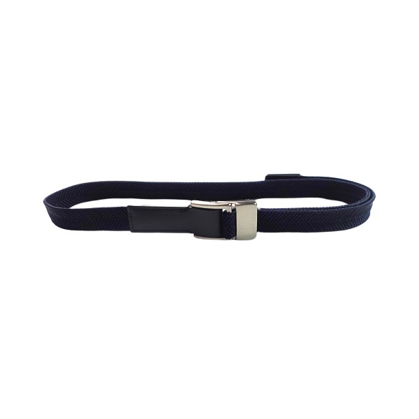 Ceinture Kumihimo - noir et bleu marine, soie, Sasanami-gumi, DOMYO