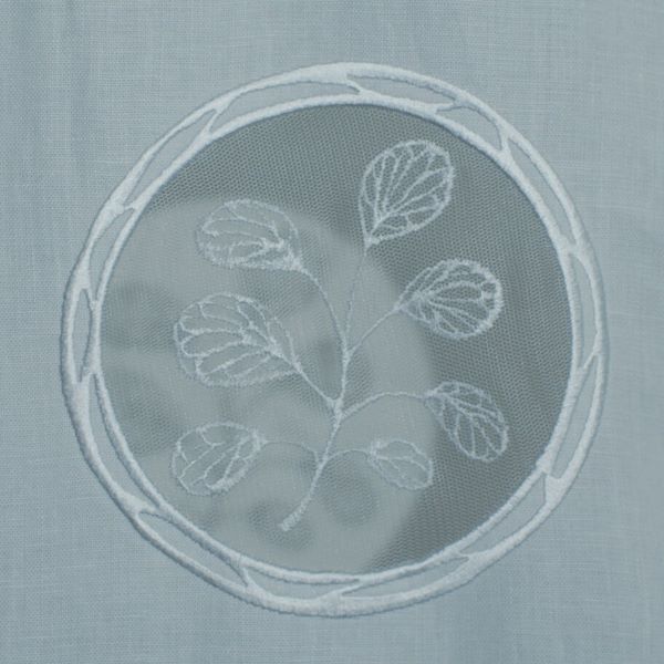 Noren à broderie jacquard « BOTANICAL FRAME » - créé par Yuika Koyama