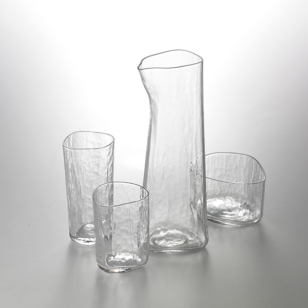Ensemble de verres à saké Foison - objet d'art,ensemble de 4 pièces,tokkuri,tasse à saké,verre Kimoto,saké,artisanat traditionnel,souvenir,cadeau