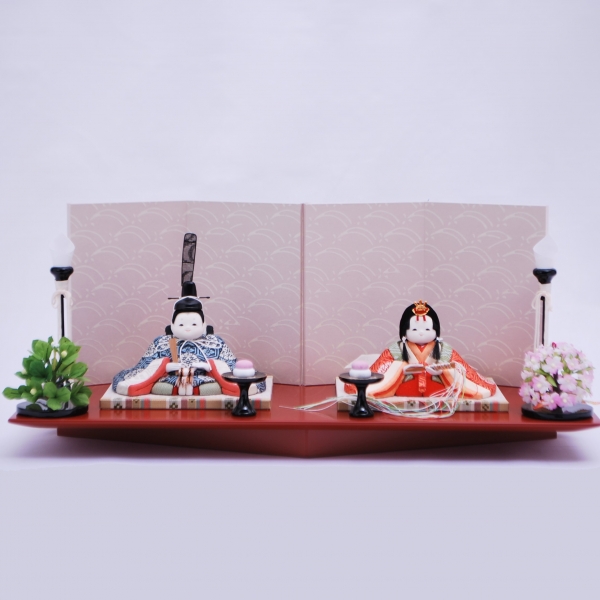 Décoration de poupées « Fuku » du prince et de la princesse