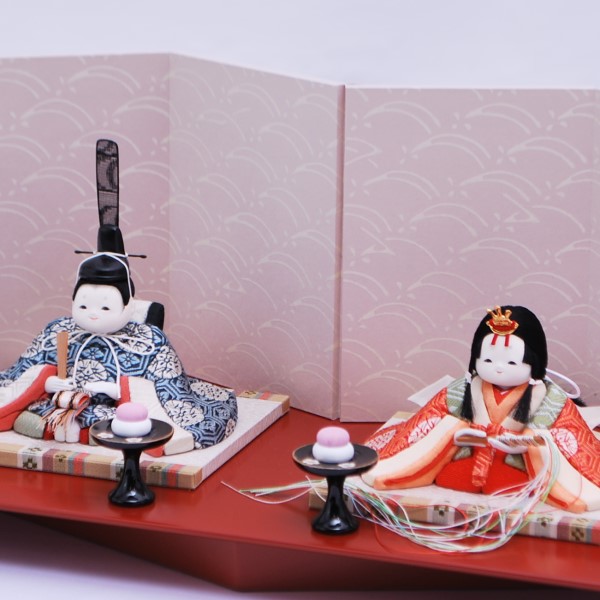 Décoration de poupées « Fuku » du prince et de la princesse