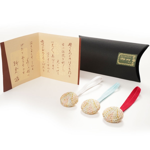 Yotsuya Sanei - Attache pour sandales « Kin » - en tissu de sac à main zori	