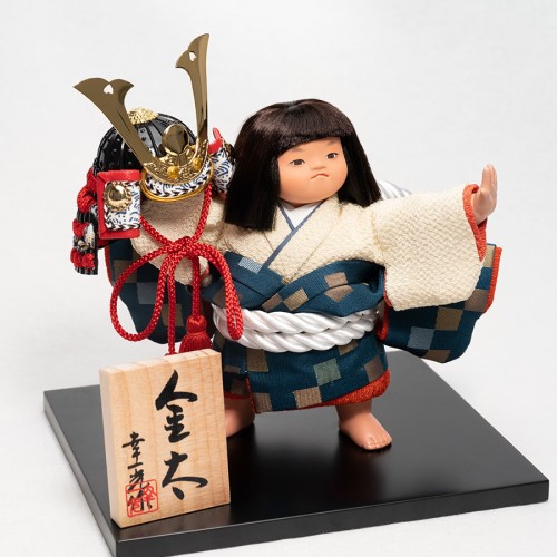 Poupée « Kabuto » de Kintarō, taille N°5