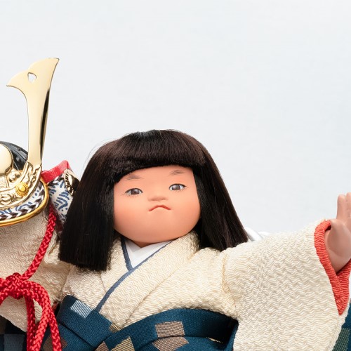 Poupée « Kabuto » de Kintarō, taille N°5