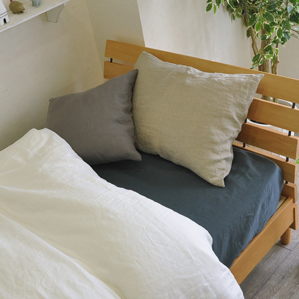 Housse de matelas futon Kyo Hanna Linen – Taille simple – 100 % lin – 6 couleurs
