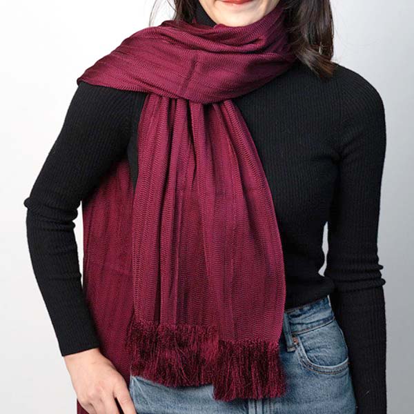 Etole - KUMIHIMO, tresse plate, santal rouge, grande, foulard, Ryukobo, kimono, japonais, Tokyo, artisanat traditionnel, soie, cadeau, fait main