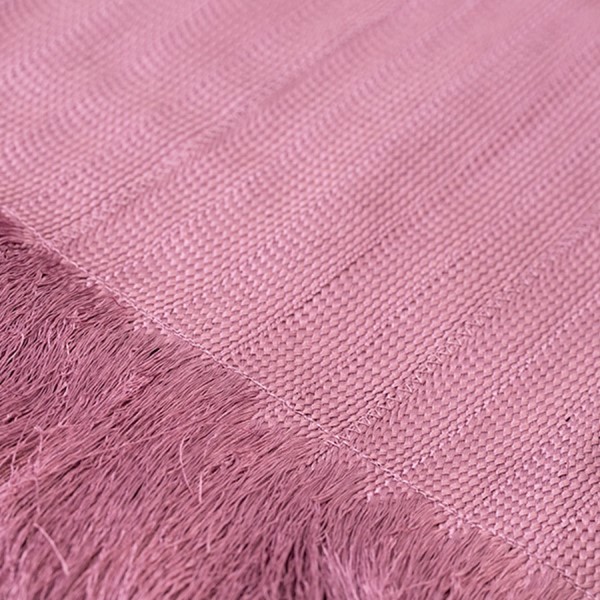 Etole - KUMIHIMO, tresse plate, rose pâle, grande, foulard, Ryukobo, kimono, japonais, Tokyo, artisanat traditionnel, soie, cadeau, fait main