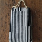 Yatara Striped Shin Edozome string handbag