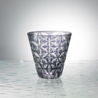 Edo Kiriko, Verre multifonctionne, motif de feuilles de chan...