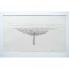 Croquis par Kengo Kuma　“Yusuhara Wooden Bridge Museum : gallery over the clouds”　encadrement