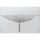 Croquis par Kengo Kuma　“Yusuhara Wooden Bridge Museum : gallery over the clouds”　encadrement