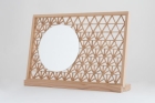Miroir Edo Kumiko « Otsukimi (contemplation de la lune) » – design par Nelson Fossey