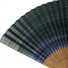 Eventail Shikebiki, Kasumi, double face, violet Fan debout bambou debout