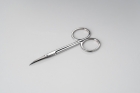 Ciseaux à sourcils - 9,5 cm, inoxydables, résistants à la rouille, Ubukeya, avec boîte en paulownia