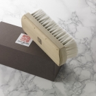 Brosse à chaussures en poils naturels — À choisir parmi les 3 types : ① Dépoussiérage, ② Polissage, ③ Finition