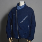 SASHIKO GREASE JACKET  JACKET BLUE -SIZE XXL - film 