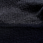 SASHIKO PANTALON DROP OUT NOIR -SIZE XL - pattes de fixation, motif de losanges, sashiko, Porter Classic