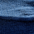 SASHIKO PANTALON DROP OUT BLEU -SIZE XL - pattes de fixation, motif de losanges, sashiko, Porter Classic