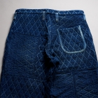 Pantalon KENDO DIAMOND PATTERN PATCHWORK - PC KENDO, kendo, patchwork, plaid, motif diamant, Porter Classic