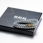 Bracelet - HOTARU KUMIHIMO, indigo, S-35cm, M-40cm, pure soi...