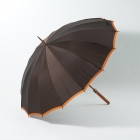 Parapluie - TOKYO UMBRAID, KUMIHIMO, orange, moderne, motif hexagonal, Ryukobo, Tokyo Japon, artisanat traditionnel, souvenir, cadeau, sur commande