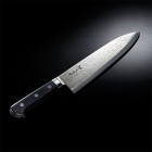 Damascus Gyuto - avec bord, antirouille, Super Gold 2, longueur totale 31cm, couteau de chef, poisson, viande, Ubukeya, cadeau, souvenir