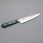 Petit couteau Damas 13.5cm- avec bord, Super Gold 2, longueur totale 24.5cm, couteau de cuisine, Ubukeya, cadeau, souvenir
