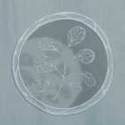 Noren à broderie jacquard « BOTANICAL FRAME » - créé par Yuika Koyama