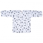 Chemise en tissu de kimono d’été yukata - ODORU DOLL/noire - Motif de poupées, chemise « TEWSEN », étoffe wazarashi, chemise de style dabo, unisexe		