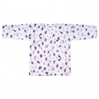 Chemise en tissu de kimono d’été yukata - ODORU DOLL/rouge et bleu - Motif de poupées, chemise « TEWSEN », étoffe wazarashi, chemise de style dabo, unisexe		