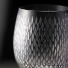 Edo Kiriko,long verre à vin,kometsunagi,lraisin,pourpre,Hanasho, artisanat traditionnel,fait main,souvenir,cadeau,sur commande,Sommet du G8 Toyako '08