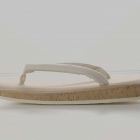 Yotsuya Sanei Zori (Japanese sandals) - Gakuya-baki (sock covers) Aoi (hollyhock),  All-natural materials; indoor use only; one size fits all; felt base		