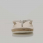 Yotsuya Sanei Zori (Japanese sandals) - Gakuya-baki (sock covers) Aoi (hollyhock),  All-natural materials; indoor use only; one size fits all; felt base		