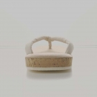 Yotsuya Sanei Zori (Japanese sandals) - Gakuya-baki (sock covers) Aoi (hollyhock),  All-natural materials; indoor use only; one size fits all; felt base		