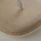 Yotsuya Sanei Zori (Japanese sandals) - Gakuya-baki (sock covers) Aoi (hollyhock),  All-natural materials; indoor use only; one size fits all; felt base		