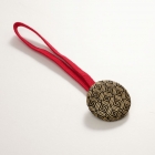 Yotsuya Sanei sandal ties - Kurosaganishiki - made from sandal bag material		