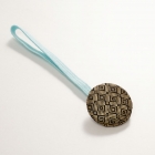 Yotsuya Sanei sandal ties - Kurosaganishiki - made from sandal bag material		