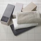  Ensemble de serviettes “SOFT”- Ensemble de 3 pièces (serviette de bain, serviette à mains, gant de toilette), côton durable, serviettes Uchino, norme internationale de sécurité : adaptées pour les bébés