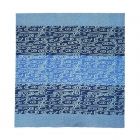 Ensemble Furoshiki Kanzesui(bleu) et Shippo(bleu), 100% coton, imprimé à la main, 90×90cm, toile large, sac fourre-tout, enveloppe de bento, usage quotidien, matériau fin, Chikusen, souvenir, cadeau