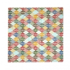 Ensemble Furoshiki Mukai-tsurubishi et Kotobuki, 100% coton, imprimé à la main, 90×90cm, toile large, sac fourre-tout, enveloppe pour bento, usage quotidien, matériau fin, Chikusen, souvenir, cadeau