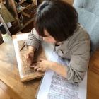 Croquis par Kengo Kuma　“Tiffany Ginza Building” encadrement