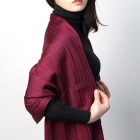 Etole - KUMIHIMO, tresse plate, santal rouge, grande, foulard, Ryukobo, kimono, japonais, Tokyo, artisanat traditionnel, soie, cadeau, fait main