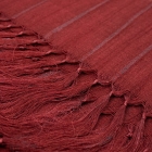 Etole - KUMIHIMO, Teinture Tatsumaki, tresse plate, rouge, rayures, grande, écharpe, Ryukobo, kimono, Japonais, Tokyo, artisanat traditionnel, soie, cadeau, fait main