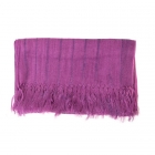 Etole - KUMIHIMO, Teinture Tatsumaki, tresse plate, rose, rayures, grande, écharpe, Ryukobo, kimono, Japonais, Tokyo, artisanat traditionnel, soie, cadeau, fait main