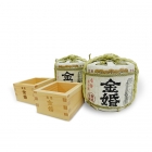 Saké japonais,Kinkon barrel Josen,300 ml,Lot de 2 bouteilles...