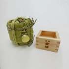 Saké japonais,Kinkon barrel Josen,300 ml,Lot de 2 bouteilles,15 à 16 % d’alcool,Akihikari,cadeau,souvenir,(2MASU)